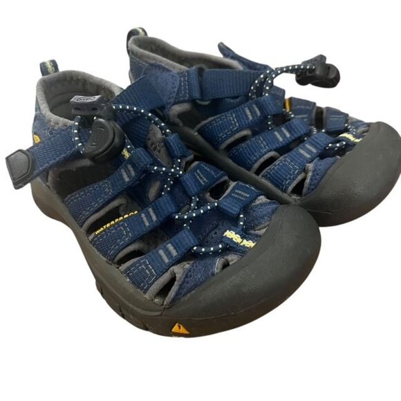 Keen Little Kids Newport H2 Navy Blue Sandals - Picture 1 of 4